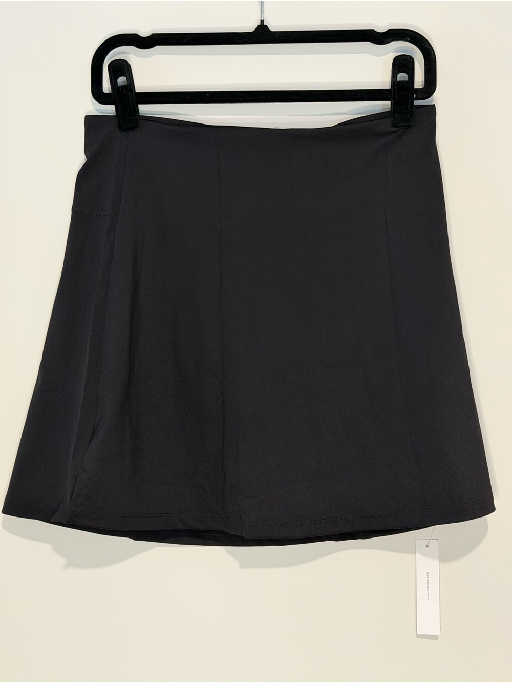 Ododos Black Athletic Skort with Clean Waistband - Picture 4 of 8